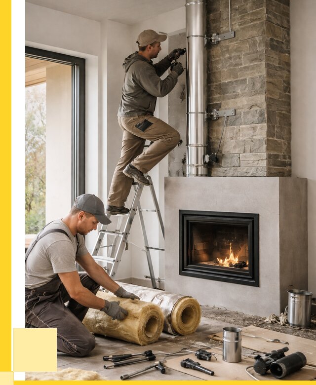 Монтаж дымоходов для каминов в Рязани от 15402 р. ЭриданРзн