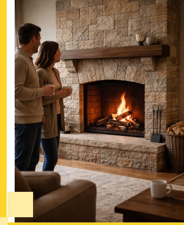 Каменные камины на заказ в Рязани от 184824 р. | ЭриданРзн