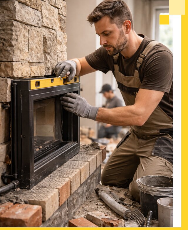 Дровяные камины под ключ в Рязани: монтаж, обустройство