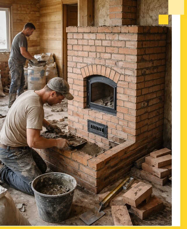 Профессиональное строительство печей в Рязани под ключ