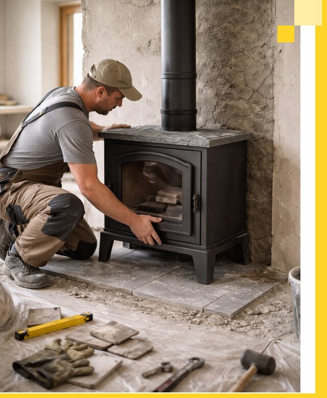 Профессиональный монтаж печей и каминов в Рязани под ключ