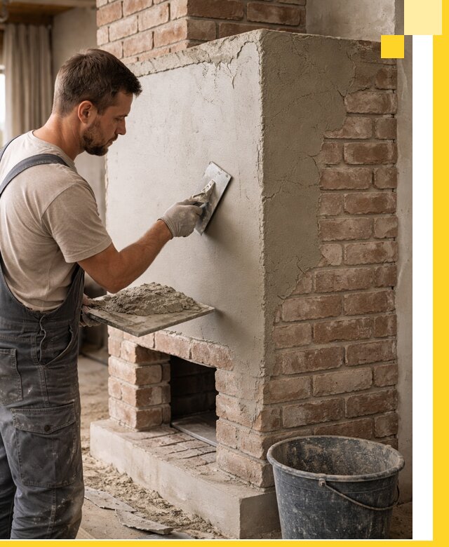 Отделка печей и облицовка каминов в Рязани под ключ