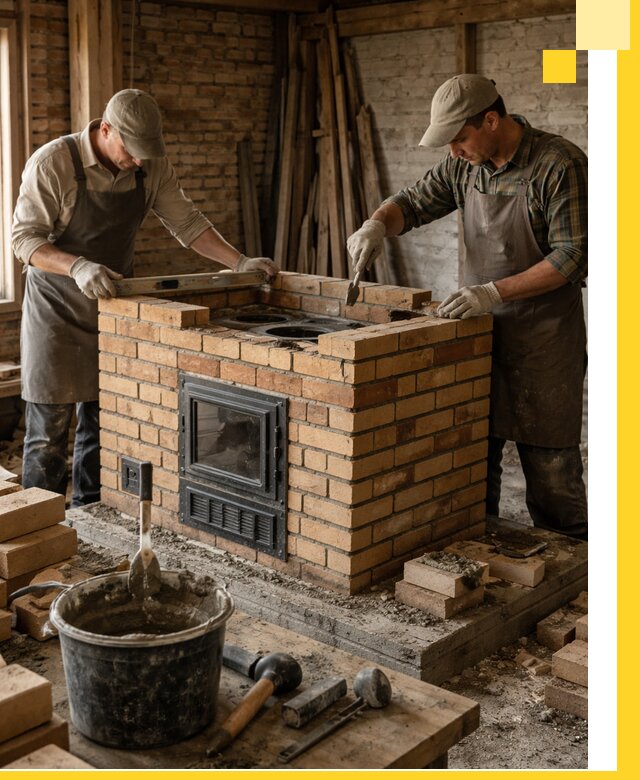 Изготовление и установка варочных печей под ключ в Рязани