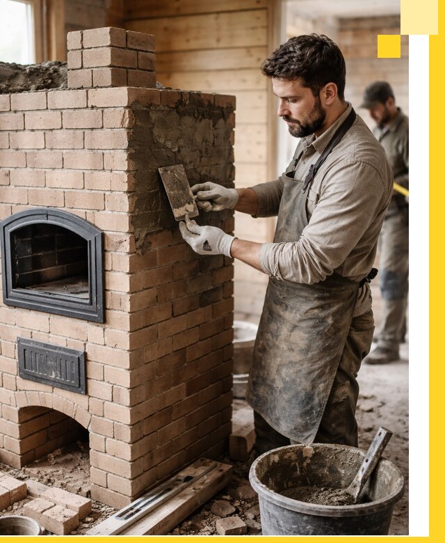 Изготовление и установка печей-шведок под ключ в Рязани