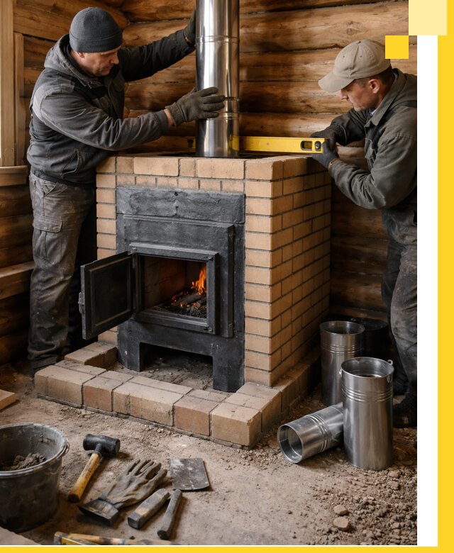 Проектирование, изготовление и установка банных печей в Рязани