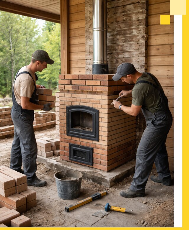 Производство и установка дачных печей под ключ в Рязани
