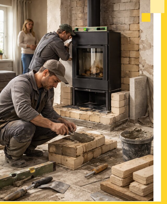 Печи и камины под ключ: проект, установка в Рязани