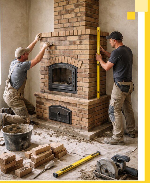 Продажа и установка печей и каминов для дома под ключ в Рязани