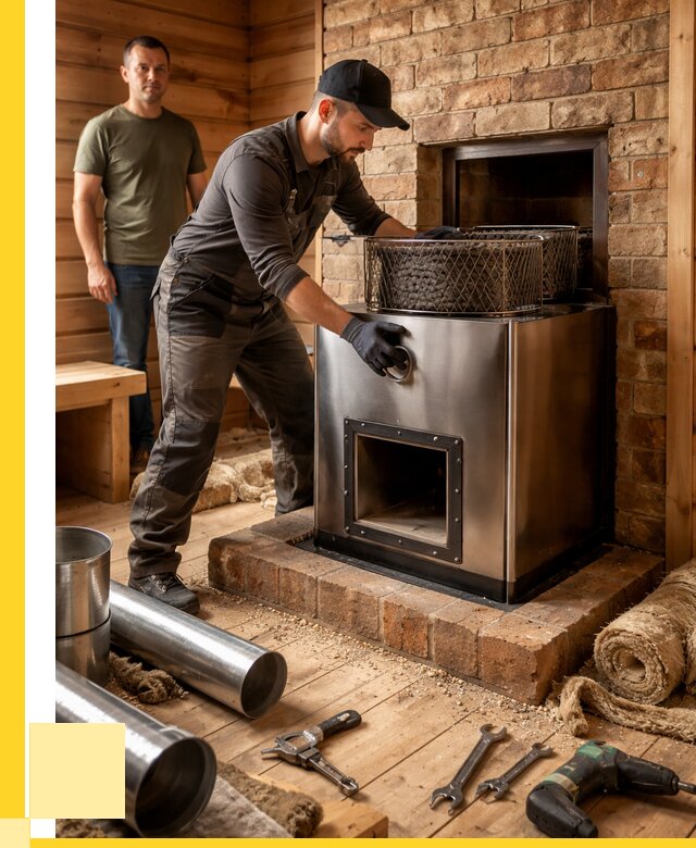 Монтаж банных печей под ключ в Рязани от 18482 р., ЭриданРзн