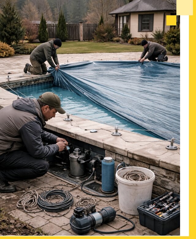 Консервация бассейнов в Рязани: подготовка к длительному хранению