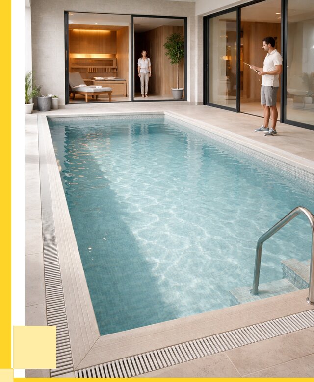 Отделка бассейна пленкой ПВХ в Рязани от 3594 р. - ЭриданРзн