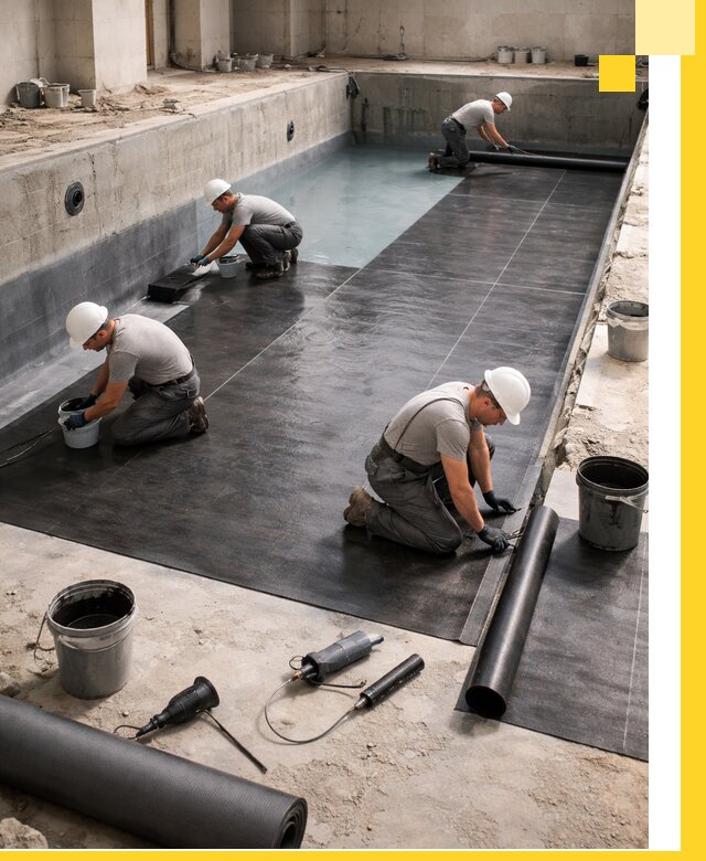 Профессиональная гидроизоляция бассейнов и чаш в Рязани под ключ