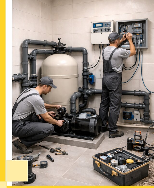 Монтаж оборудования для бассейнов в Рязани от 41072 р. | ЭриданРзн