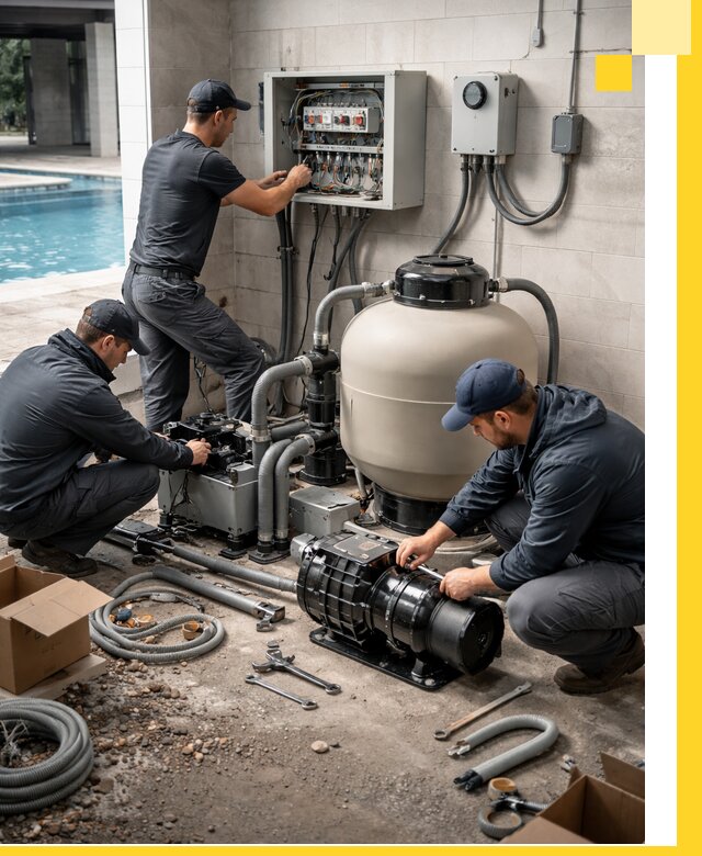 Профессиональный монтаж оборудования для бассейнов в Рязани