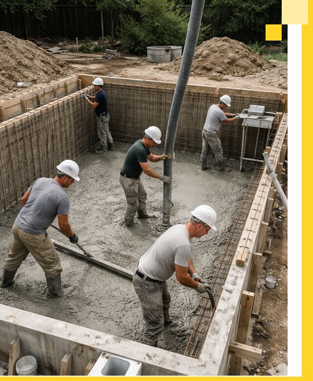 Строительство бетонных бассейнов под ключ в Рязани