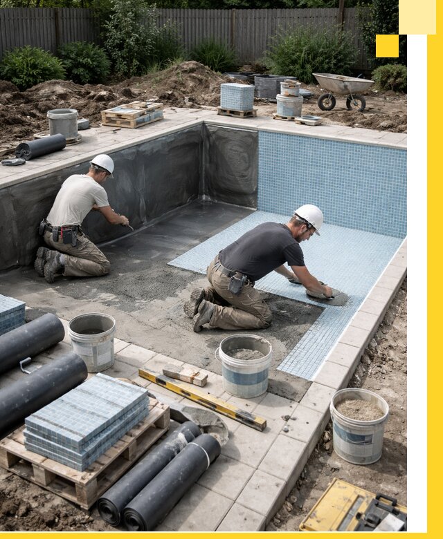 Проектирование и строительство стационарных бассейнов в Рязани