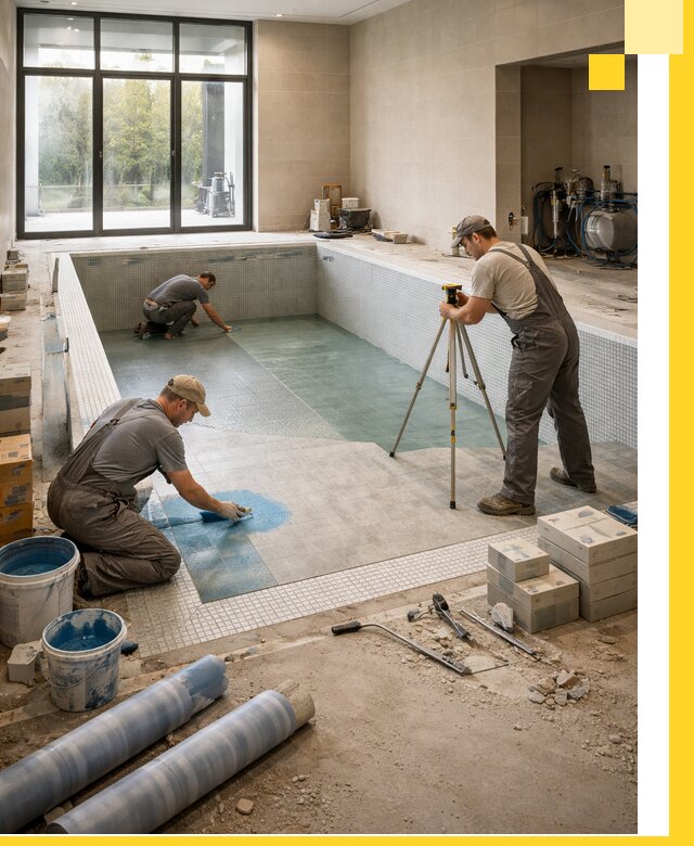 Проект и строительство закрытых бассейнов в Рязани под ключ