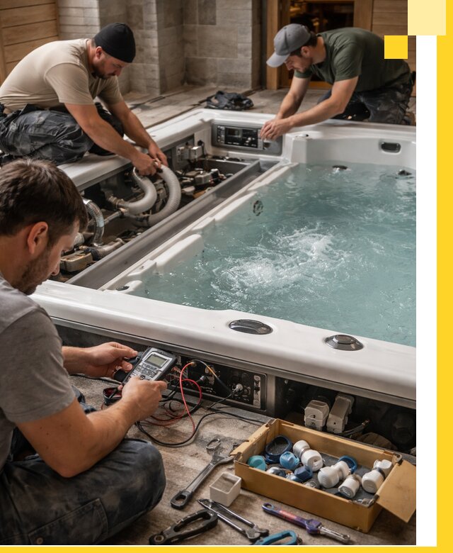 Гидромассажные бассейны под ключ в Рязани, дизайн и монтаж