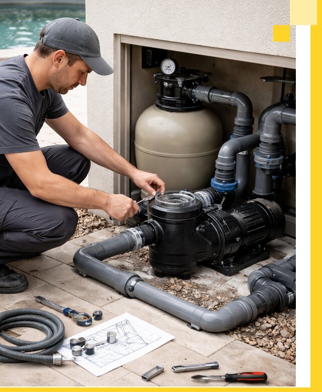 Поставка, монтаж и сервис насосов для бассейнов в Рязани