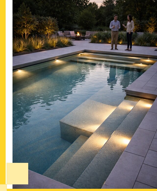 Освещение бассейнов в Рязани под ключ от 25670 р. | ЭриданРзн