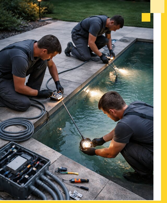 Профессиональное освещение бассейнов в Рязани: дизайн и монтаж