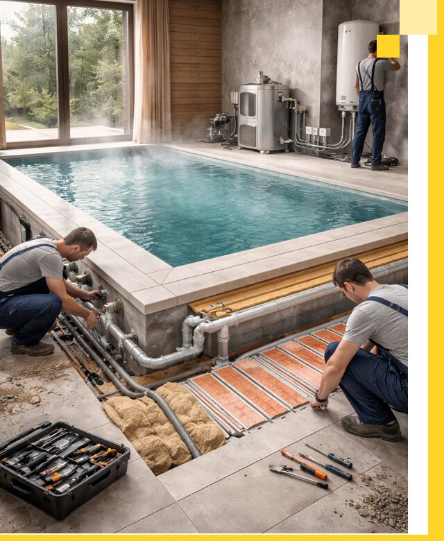 Проектирование и строительство тёплых бассейнов в Рязани