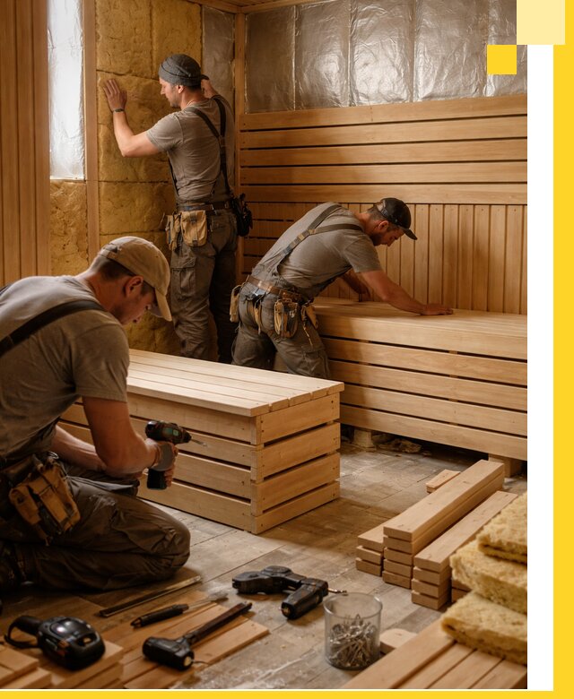 Профессиональное строительство саун под ключ в Рязани