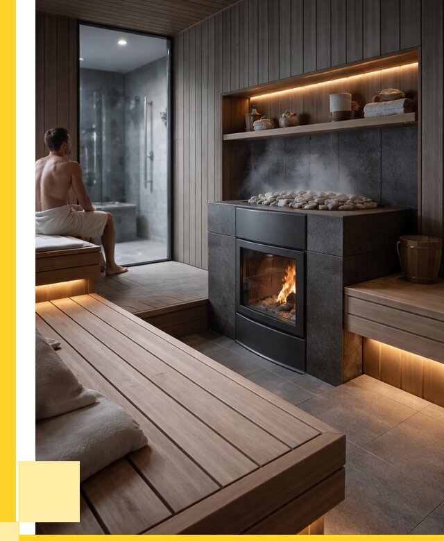Проект сауны в частном доме в Рязани от 35938 р. | ЭриданРзн