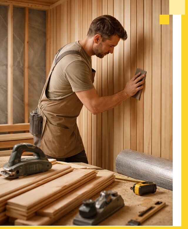 Профессиональная отделка саун и парных под ключ в Рязани