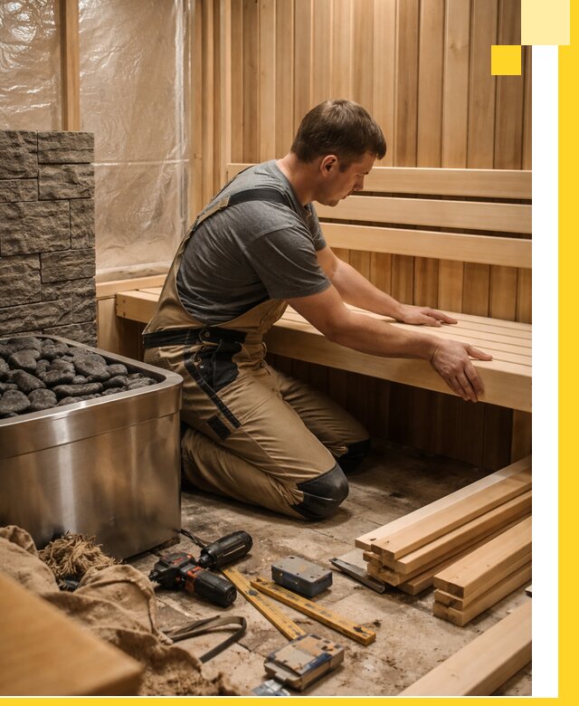 Сауны для дома под ключ с проектированием и монтажом в Рязани