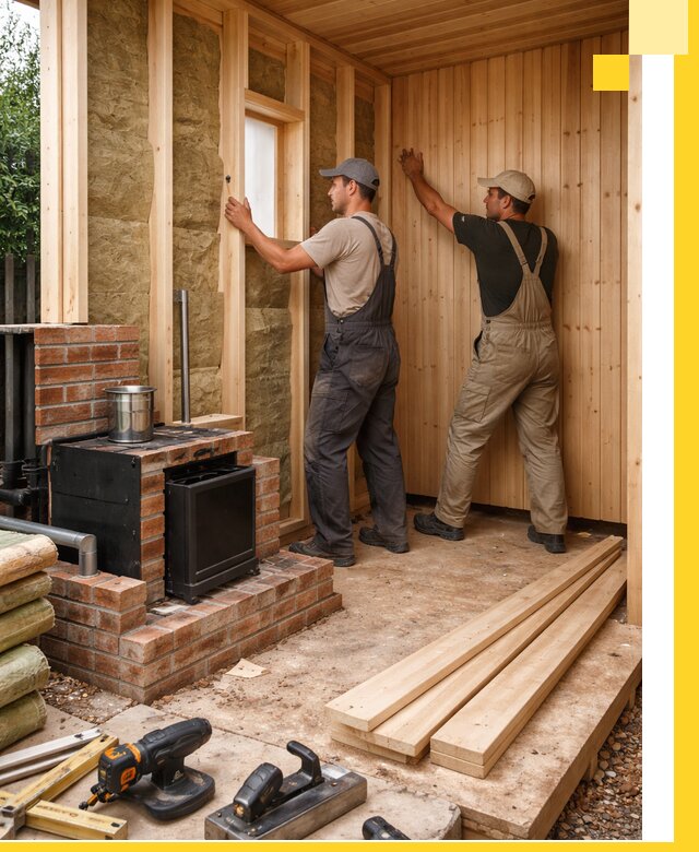 Строительство и установка дачных саун под ключ в Рязани