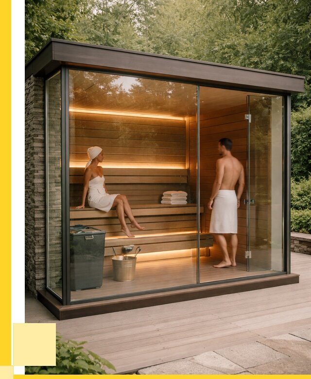 Сауна стеклянная и двери для сауны в Рязани от 256700 р. | ЭриданРзн