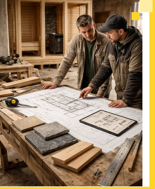 Проекты бань под ключ и планы строительства в Рязани