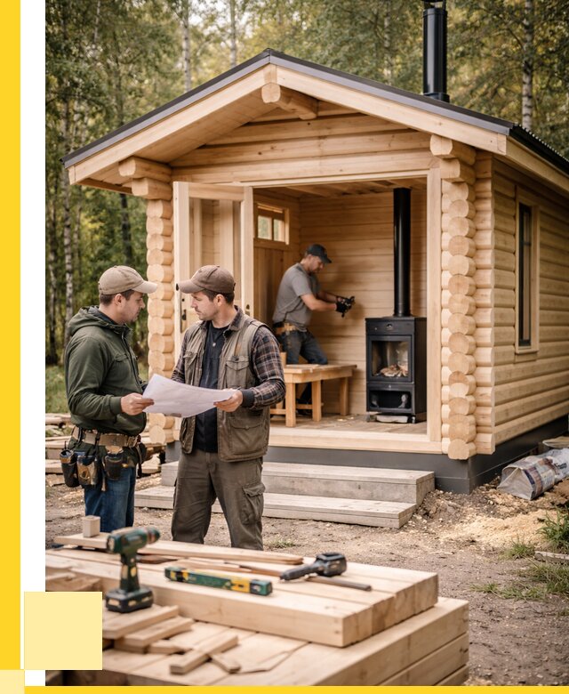 Монтаж бань под ключ в Рязани — от 205360 р. | ЭриданРзн