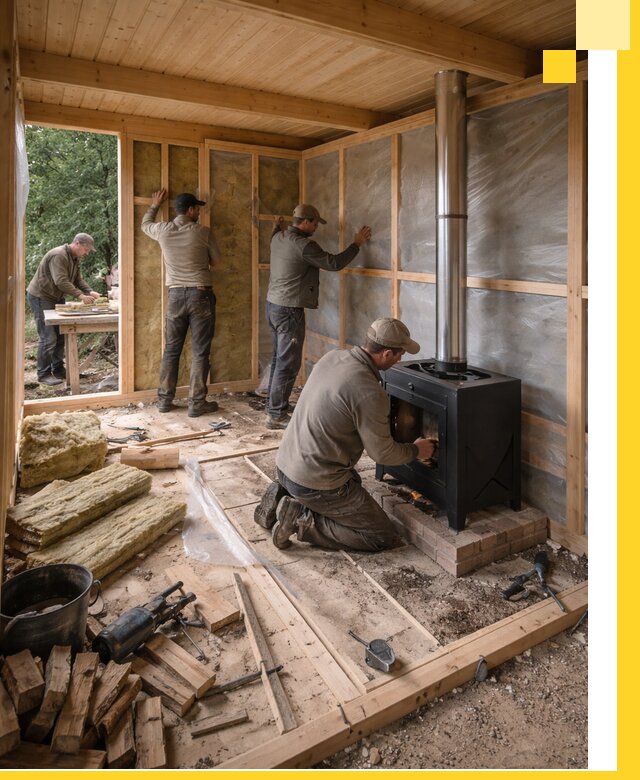 Профессиональный монтаж бань под ключ в Рязани для дома