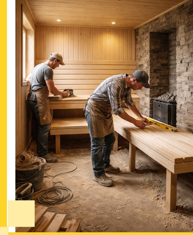 Отделка бани в Рязани: внутренняя отделка от 3080 р. | ЭриданРзн