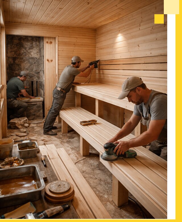 Профессиональная отделка бань в Рязани под ключ, с гарантией