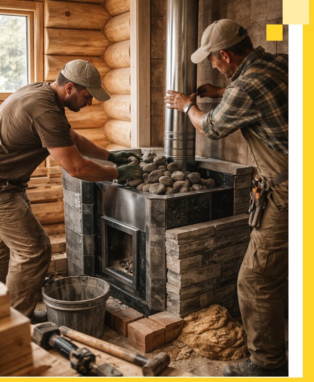 Строительство и отделка русских бань под ключ в Рязани