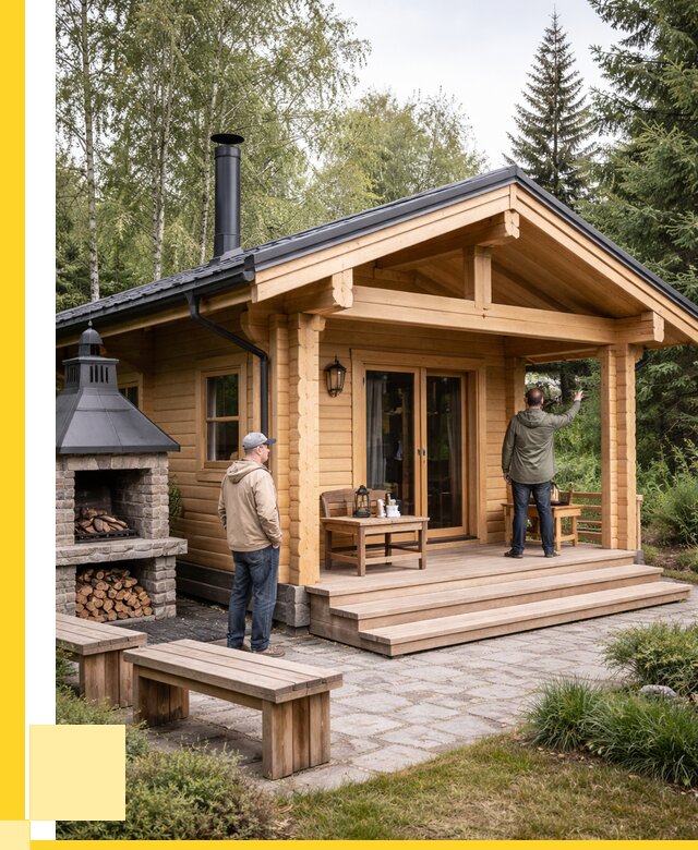 Деревянные бани под ключ в Рязани от 462060 р. | ЭриданРзн