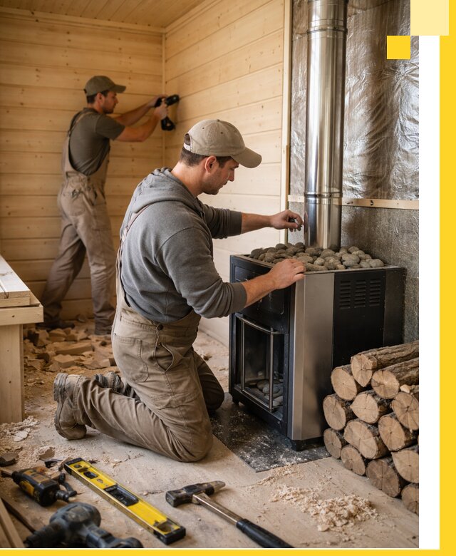 Строительство деревянных бань под ключ в Рязани проекты и монтаж