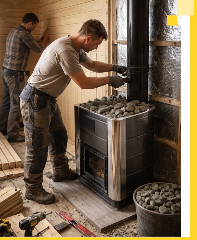 Проектирование и строительство парилок для бани в Рязани под ключ