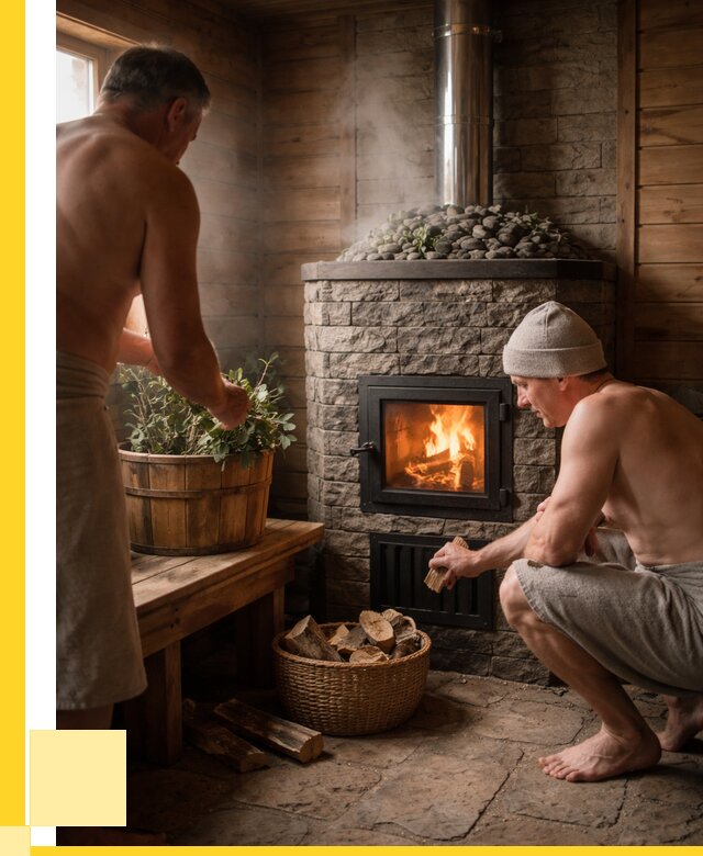 Банные печи под ключ в Рязани от 46206 р. | ЭриданРзн кирпичная