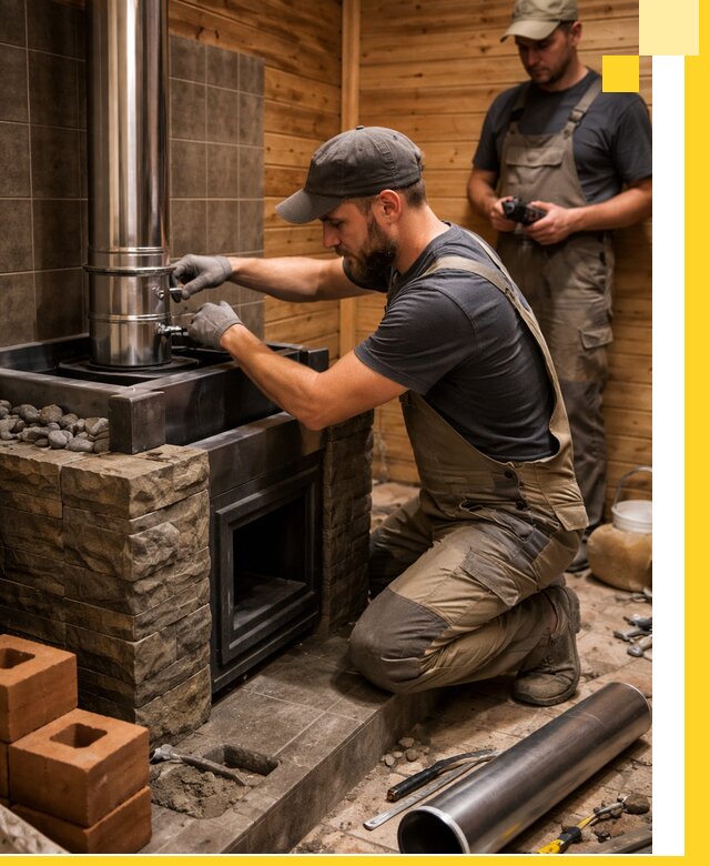 Изготовление и установка банных печей под ключ в Рязани