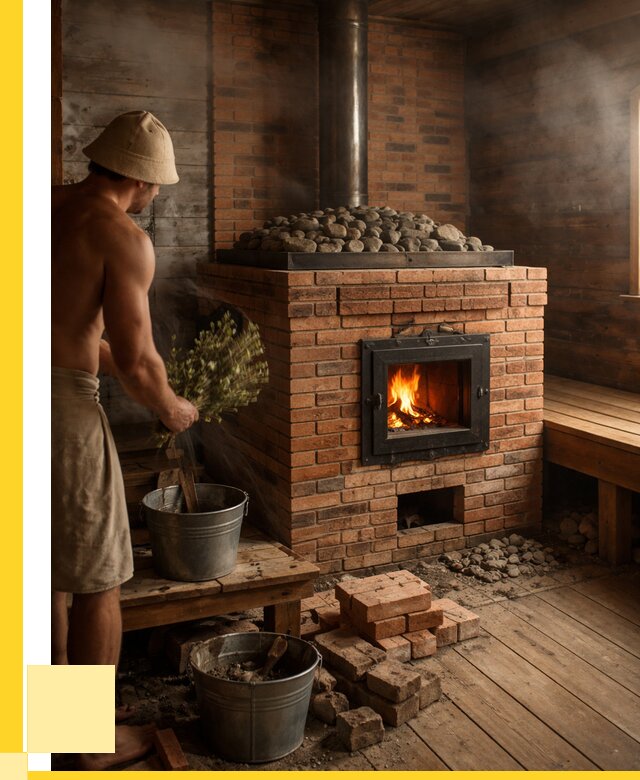 Кирпичные банные печи в Рязани от 92412 р. | ЭриданРзн