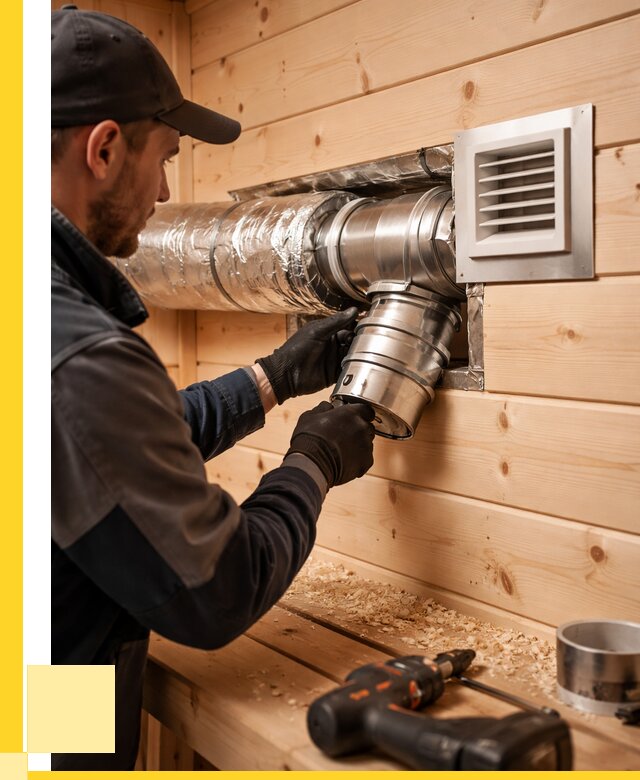 Монтаж вентиляции бани в Рязани от 12322 р. | ЭриданРзн