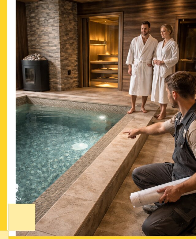 Проект бани с бассейном под ключ в Рязани от 66742 р. | ЭриданРзн