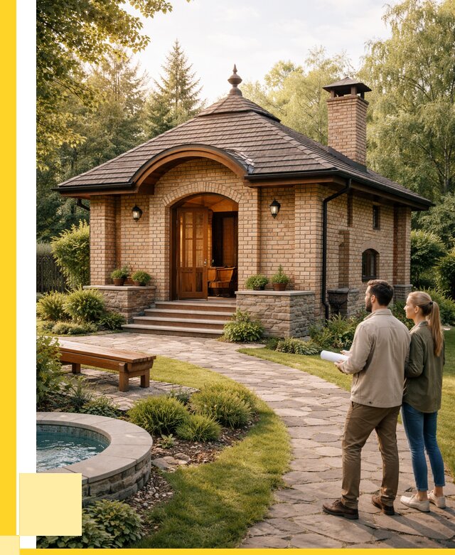 Проект кирпичной бани в Рязани от 30804 р. | ЭриданРзн