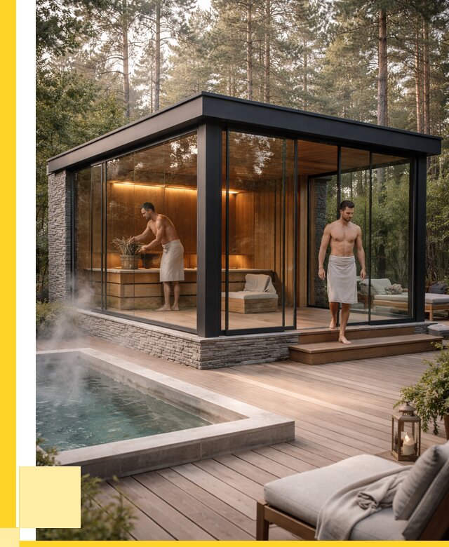 Стеклянные бани и двери в Рязани от 462060 р. | ЭриданРзн