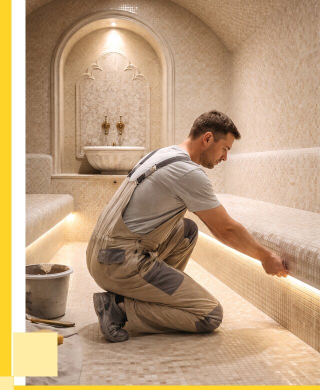 Отделка хамамов под ключ в Рязани от 5647 р. | ЭриданРзн