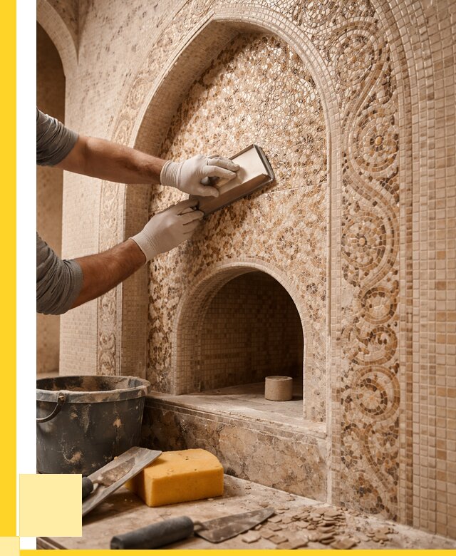 Мозаика для хамама в Рязани под ключ от 5134 р. | ЭриданРзн